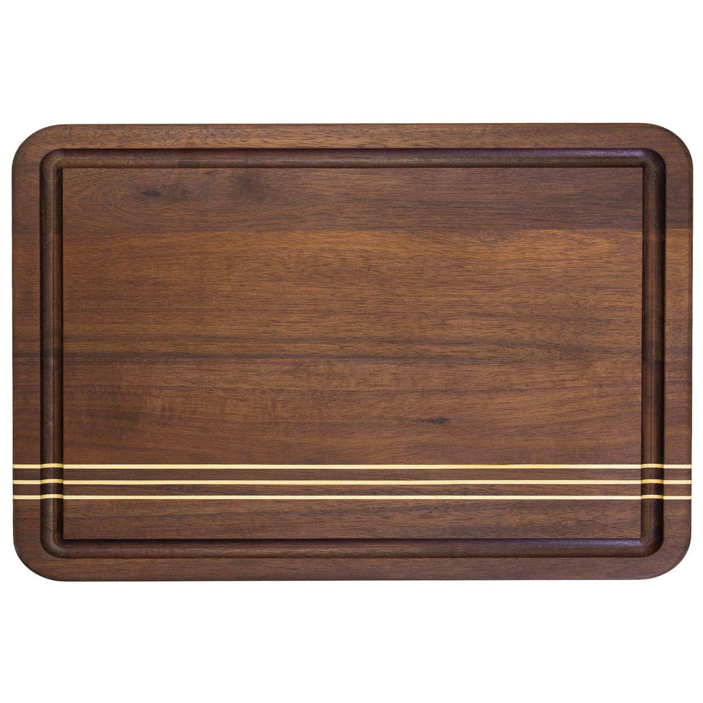 Planche à découper en bois d'acacia avec rigole