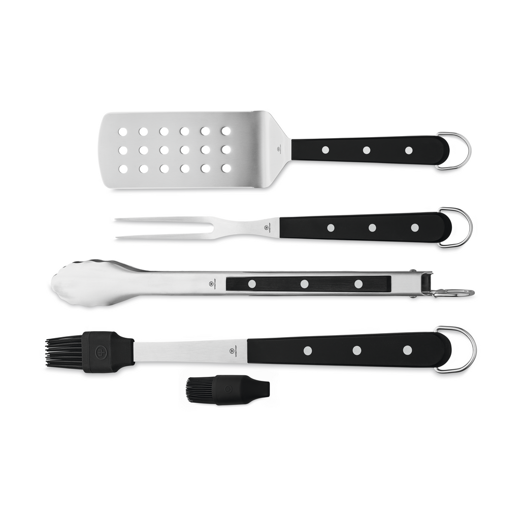 Ensemble de 4 ustensiles de barbecue