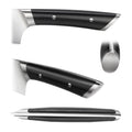 Couteau de chef 8" - Acier allemand (manche noir)