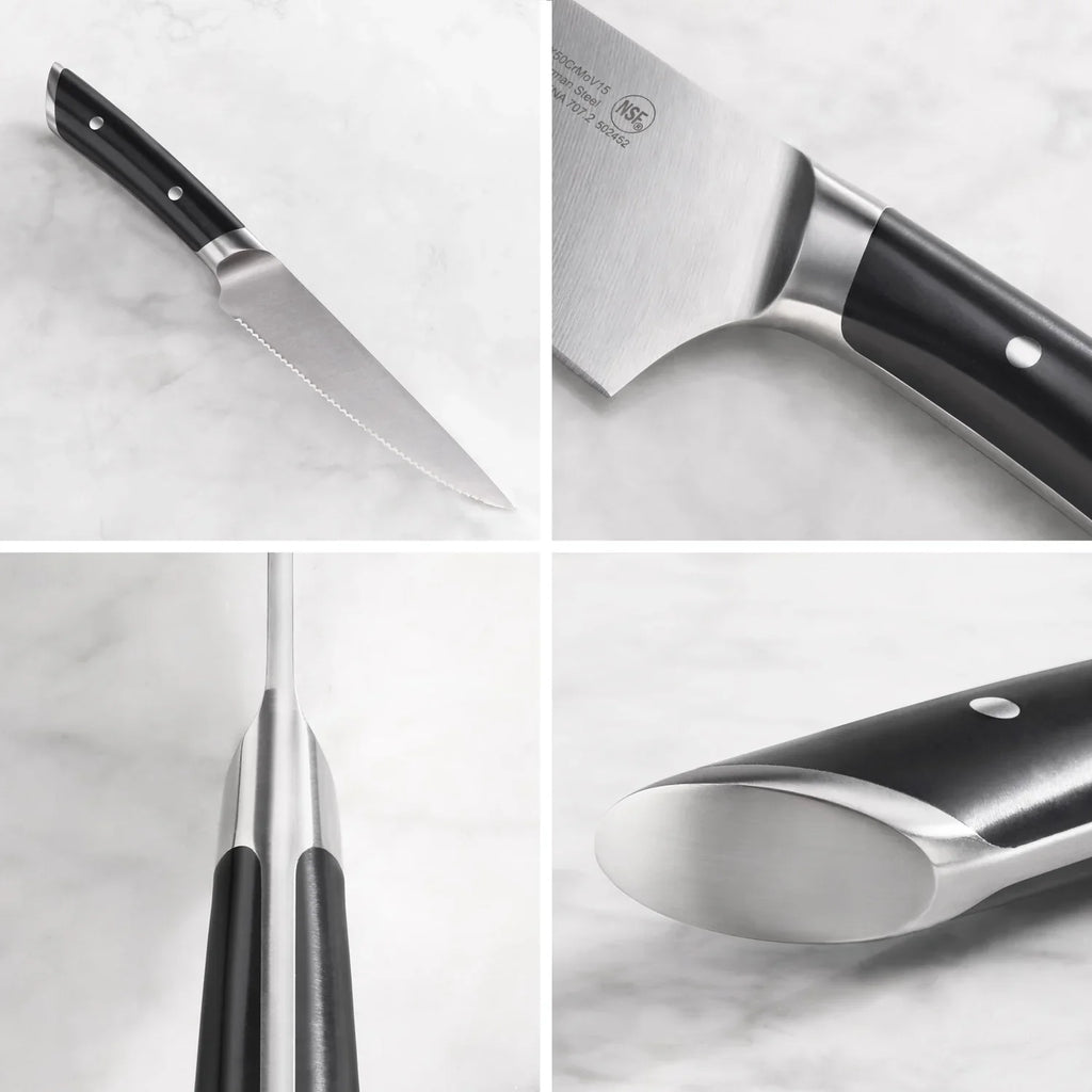 Couteau de cuisine dentelé 12,7 cm - Acier allemand