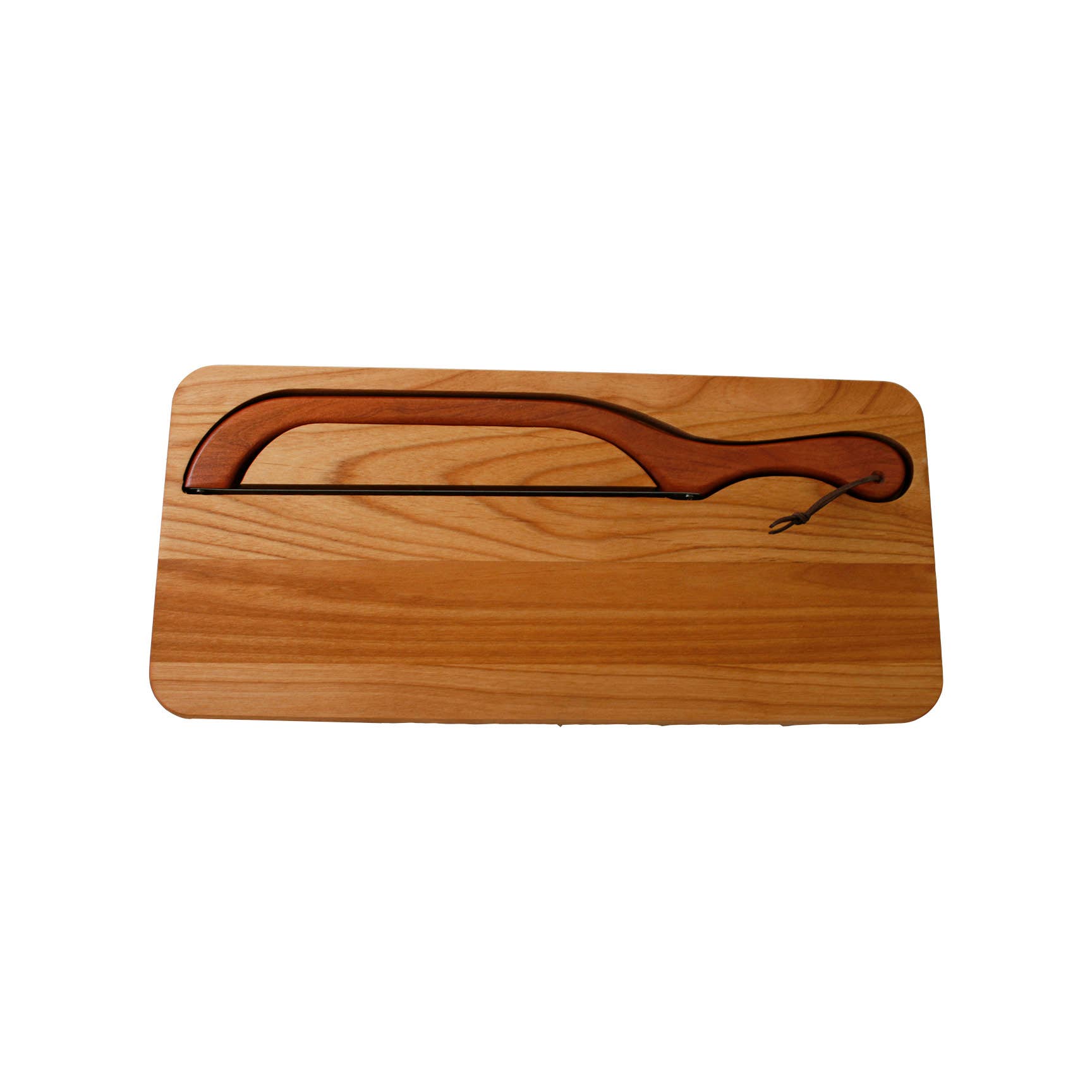 Planche à pain et couteau à découper en bois d'aulne – Droitier