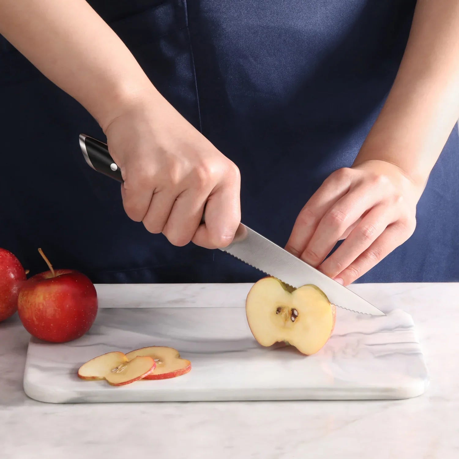 Couteau de cuisine dentelé 12,7 cm - Acier allemand