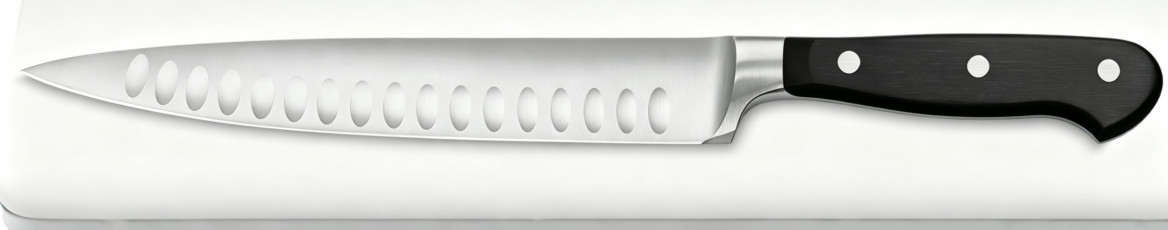 Couteau à découper alvéolé de 8 po – Acier allemand forgé