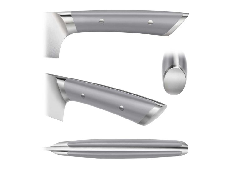 Couteau de chef 8" - Acier allemand (manche gris)