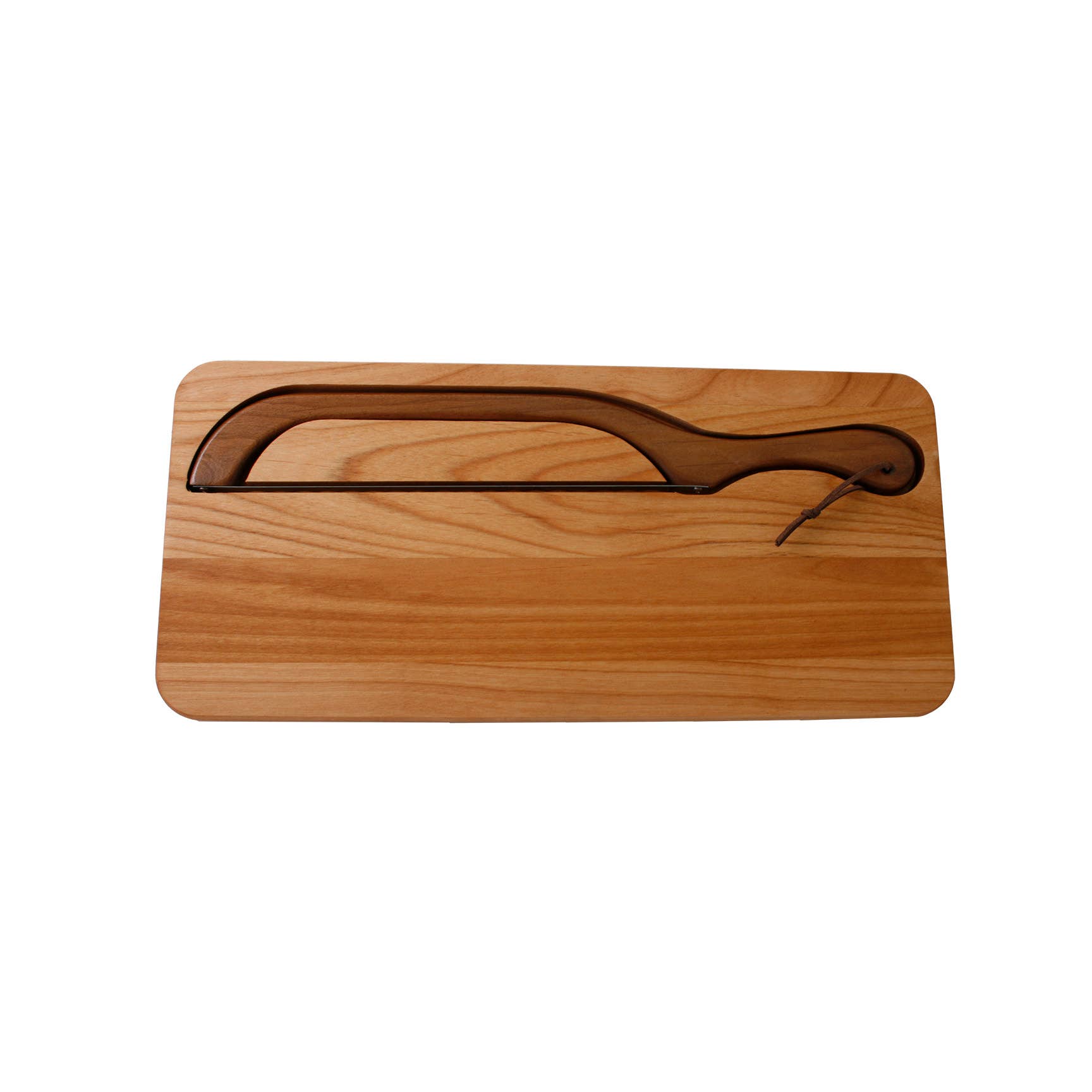 Planche à pain et couteau à découper en bois d'aulne – Droitier