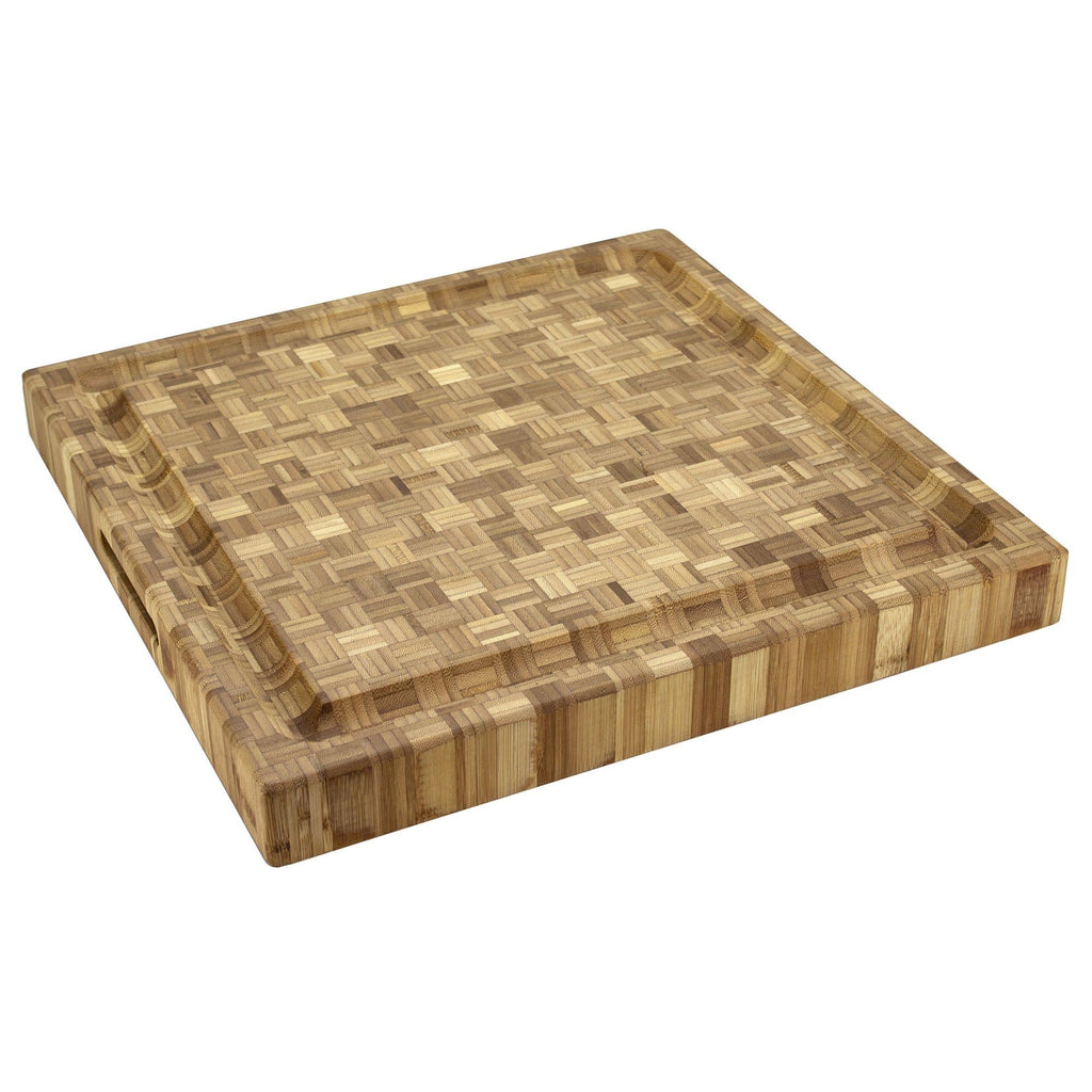 Planche à découper et à servir en bambou - 40 x 40 cm